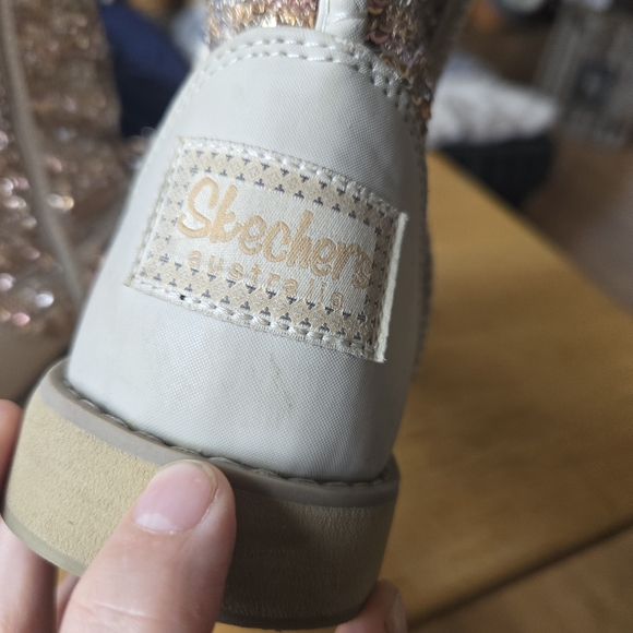 Skechers‎ Australia Gold Sequin Boots Womens Size 7 - Picture 8 of 9